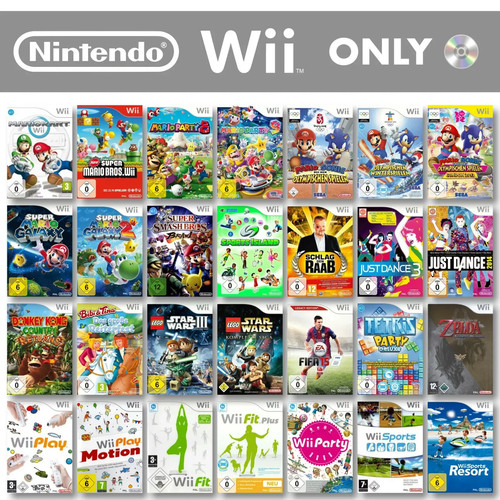 Nintendo wii gioco scelta - a,