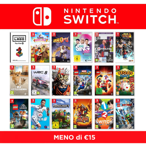 Nintendo switch gioco - a, scelta