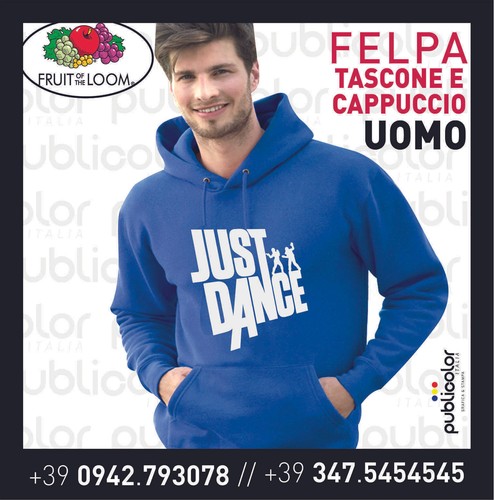 Felpa cappuccio tascone - felpa,